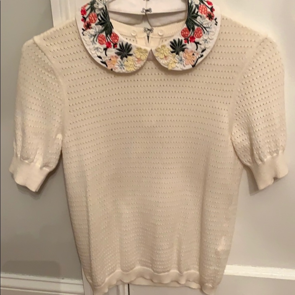 Alice and Olivia Peter Pan Collar Sweater
